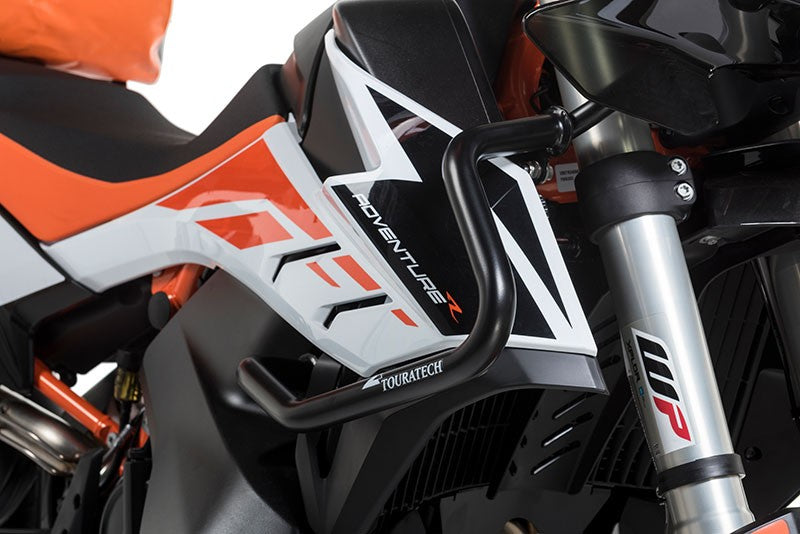 Захисні дуги з нержавіючої сталі Touratech, чорні, для KTM 890 Adventure (-2022)/ 890 Adventure R (-2022)/ 790 Adventure/790 Adventure R (-2022)