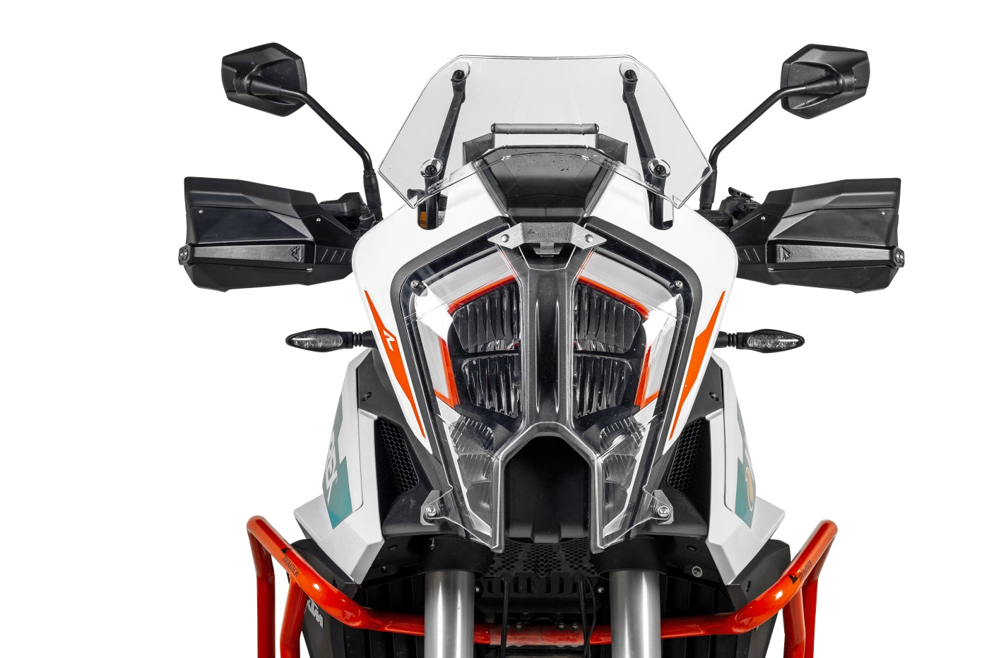 Захисні щитки DEFENSA Expedition, чорні, для KTM та Husqvarna