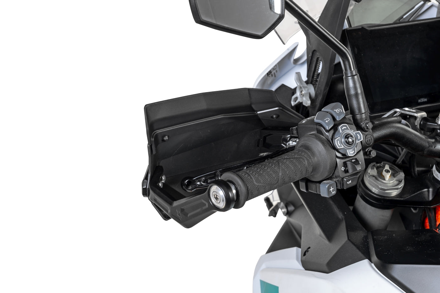 Захисні щитки DEFENSA Expedition, чорні, для KTM та Husqvarna