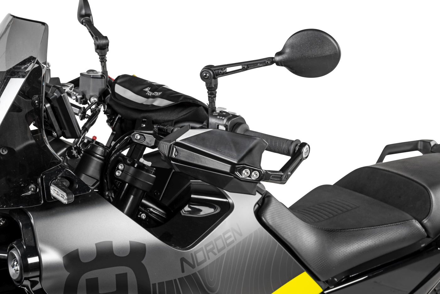 Захисні щитки DEFENSA Expedition, чорні, для KTM та Husqvarna