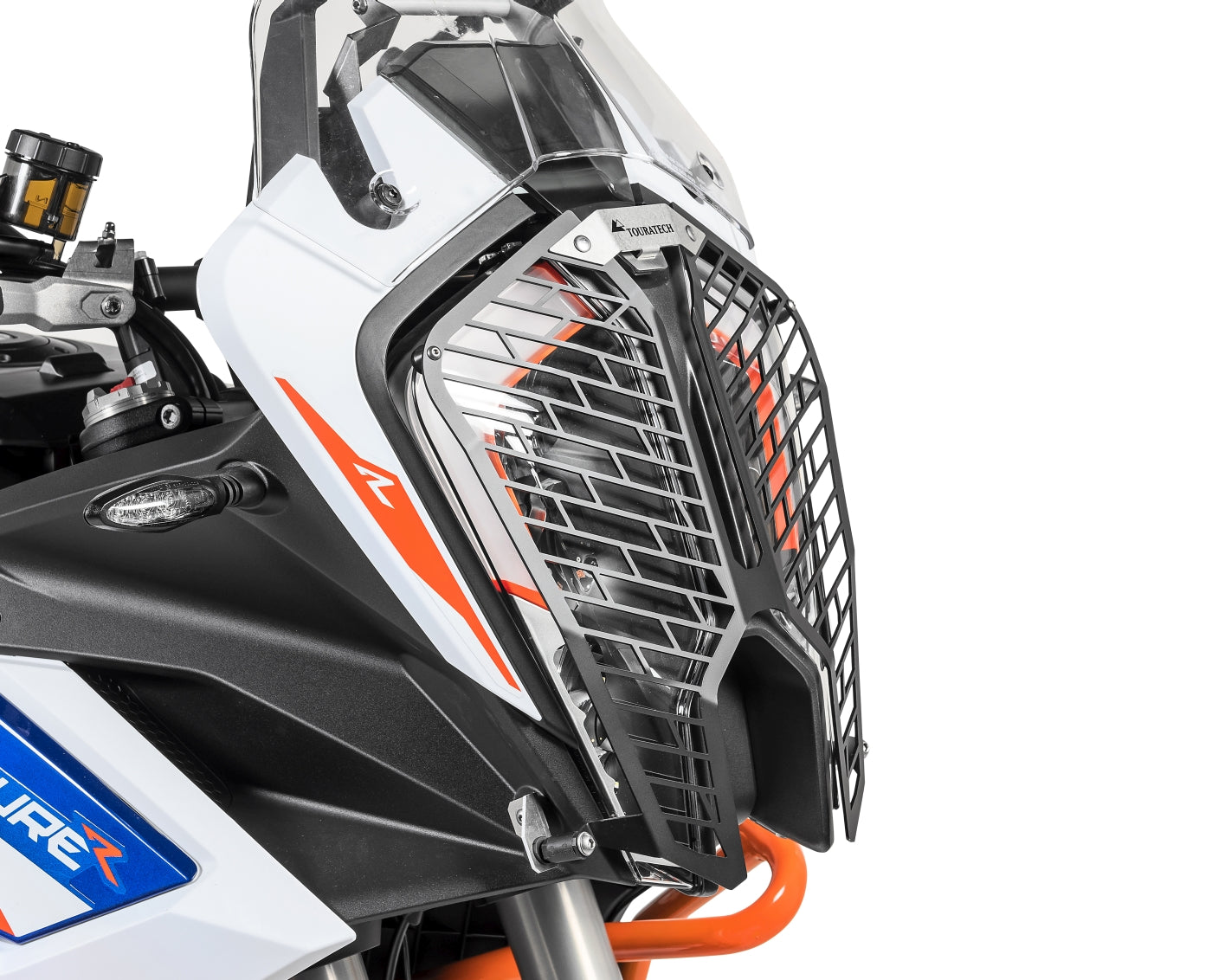 Захисна накладка на фару з швидкознімними кріпленнями Touratech, для KTM 1290 Super Adventure S/R (2021-) *ЛИШЕ ДЛЯ ПОЗАШЛЯХОВОГО ВИКОРИСТАННЯ*