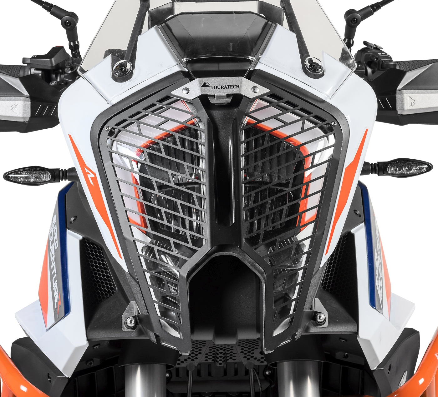 Захисна накладка на фару з швидкознімними кріпленнями Touratech, для KTM 1290 Super Adventure S/R (2021-) *ЛИШЕ ДЛЯ ПОЗАШЛЯХОВОГО ВИКОРИСТАННЯ*