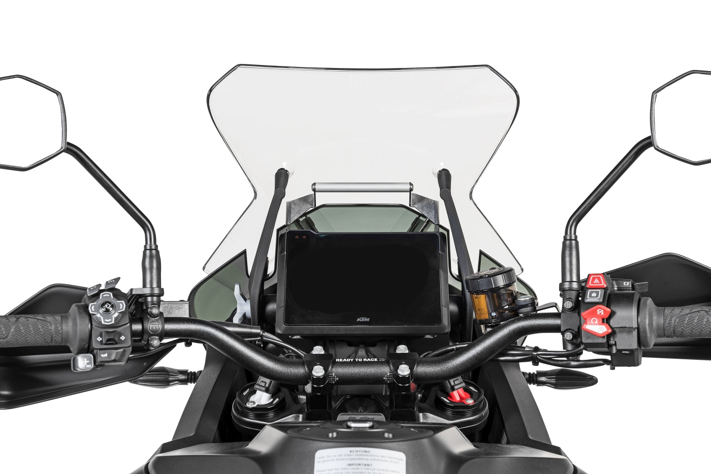Адаптер для кріплення GPS над приладами для KTM1290 Super Adventure S/R 2021- від Touratech.