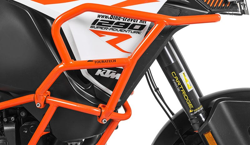 Розширення захисних дуг Touratech помаранчеве для KTM 1290 Super Adventure S / R