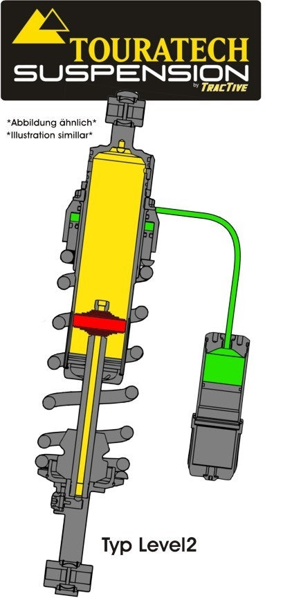 Амортизатор Touratech Suspension для Suzuki V-Strom 650/XT (2012-2020) типу Level2