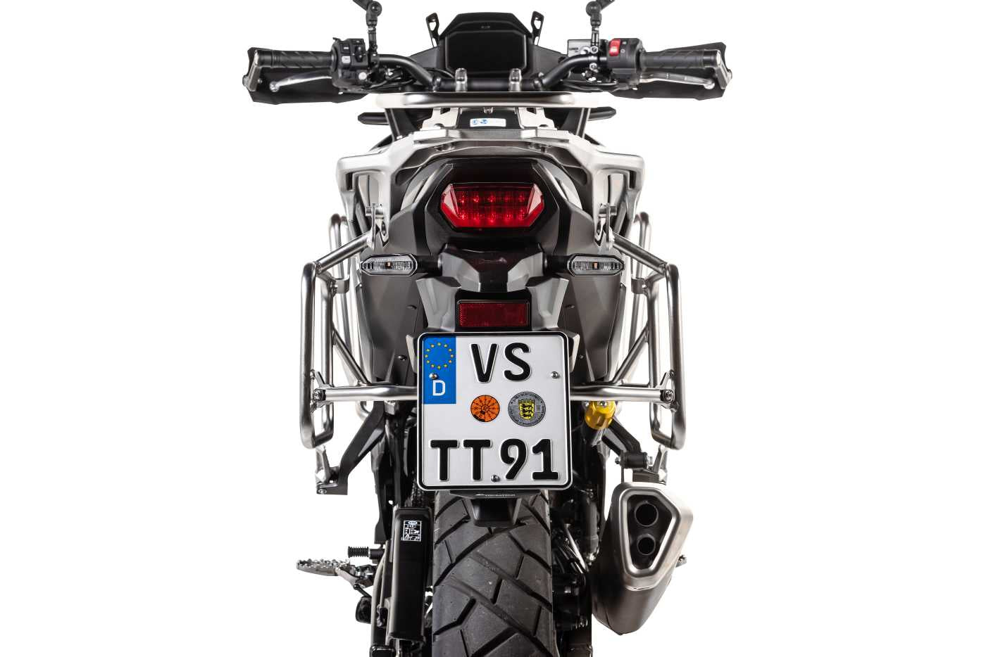 Багажник з нержавіючої сталі для Honda XL750 Transalp від Touratech.