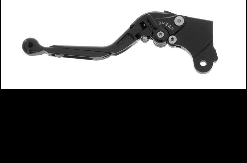 Складаний важіль зчеплення Touratech, чорний, для Honda CRF1000L Africa Twin/ CRF1000L Adventure Sports, дозволений для використання на дорогах загального користування.
