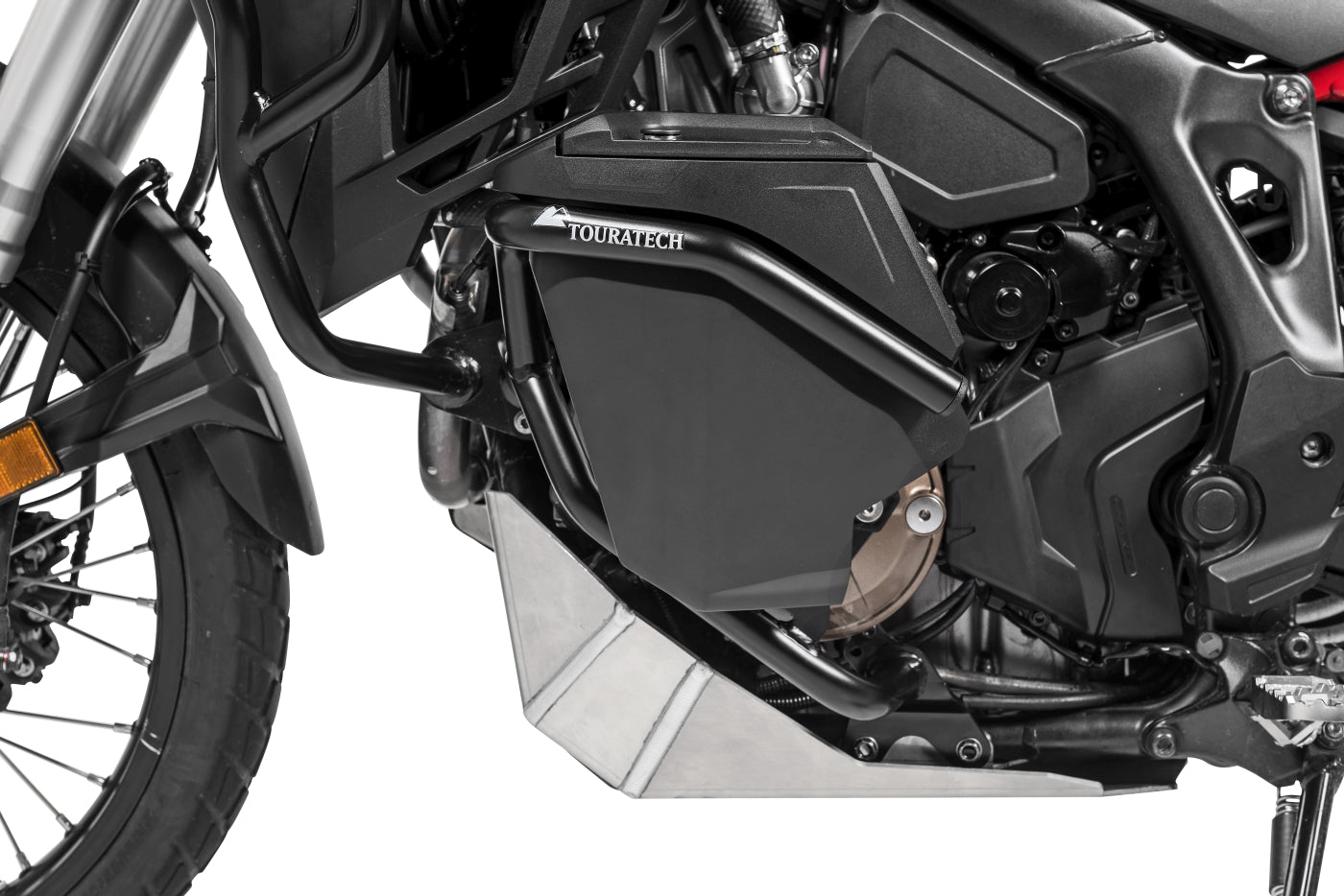 Набір інструментів з захисними дугами для двигуна NO DCT - повний комплект - нержавіюча сталь, чорний для Honda CRF1100L Africa Twin / CRF1100L Adventure Sports.