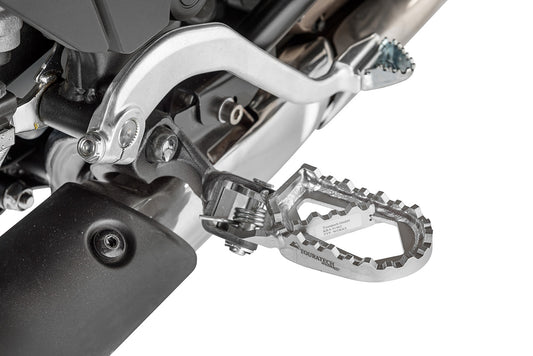 Преміальні підніжки "Works" для далеких подорожей для Honda CRF1100L Africa Twin (-2023) / CRF1100L Adventure Sports (-2023) від Touratech.