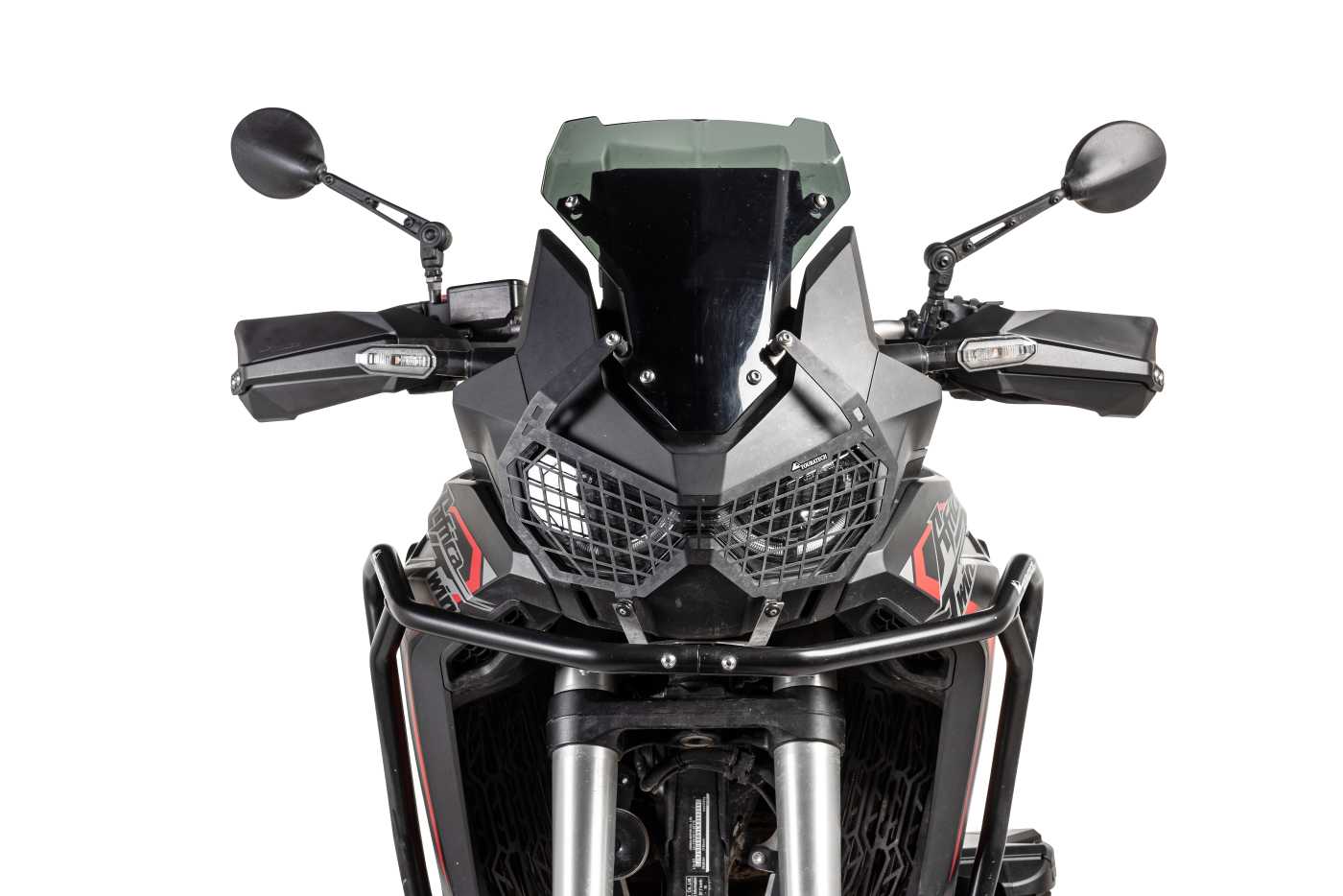 Захисні щитки DEFENSA Expedition, чорні, для Honda CRF1100L Africa Twin / CRF1100L Adventure Sports