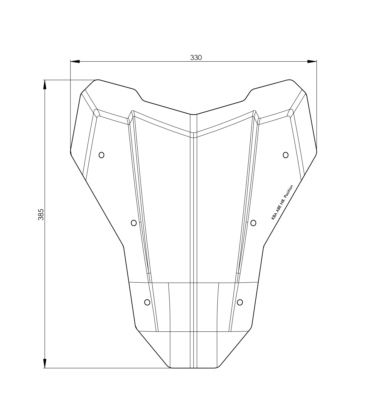 Вітрове скло S прозоре для Honda CRF1100L Africa Twin (2024-), Adventure Sports