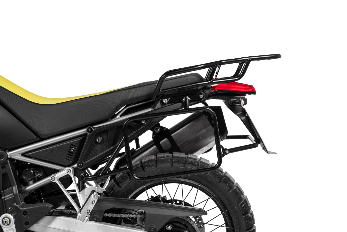 Багажник для кофрів з нержавіючої сталі, чорний, для Aprilia Tuareg 660 від Touratech.