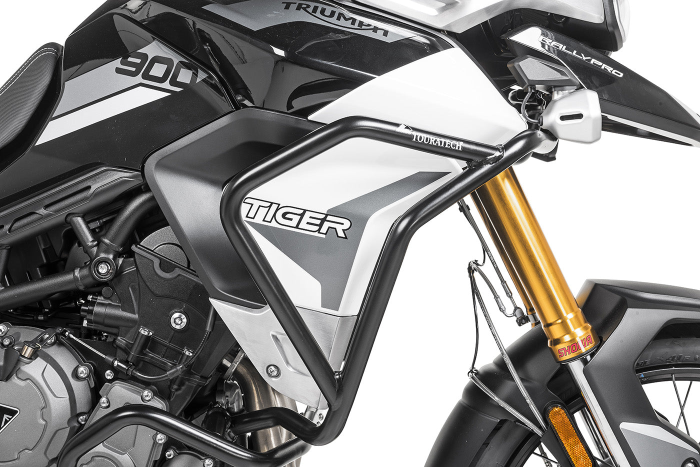 Захисні дуги Fairing чорні для Triumph Tiger 900 (-2023) від Touratech.