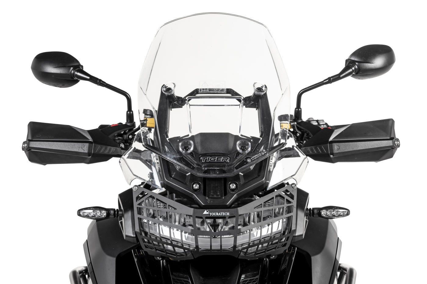 Захисні щитки DEFENSA Expedition, чорні, для Triumph Tiger 1200 (2022-)