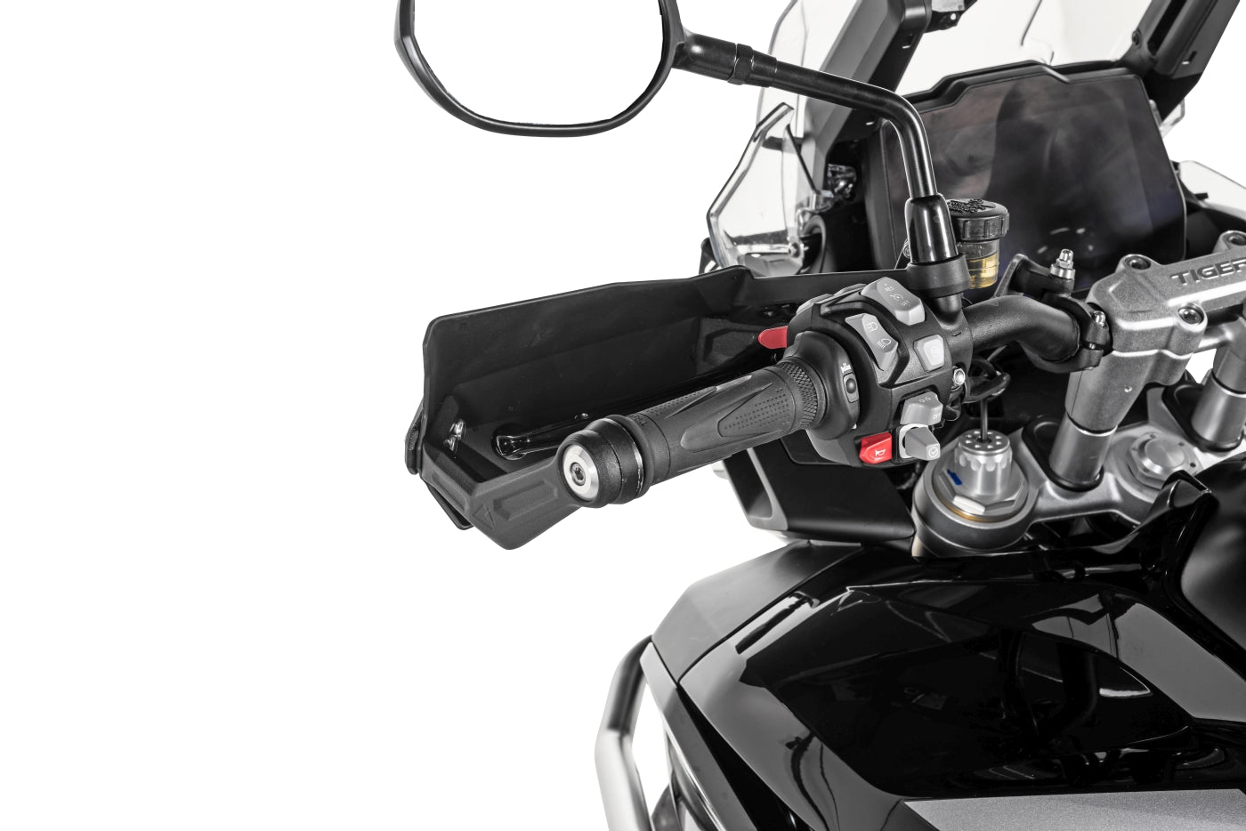 Захисні щитки DEFENSA Expedition, чорні, для Triumph Tiger 1200 (2022-)