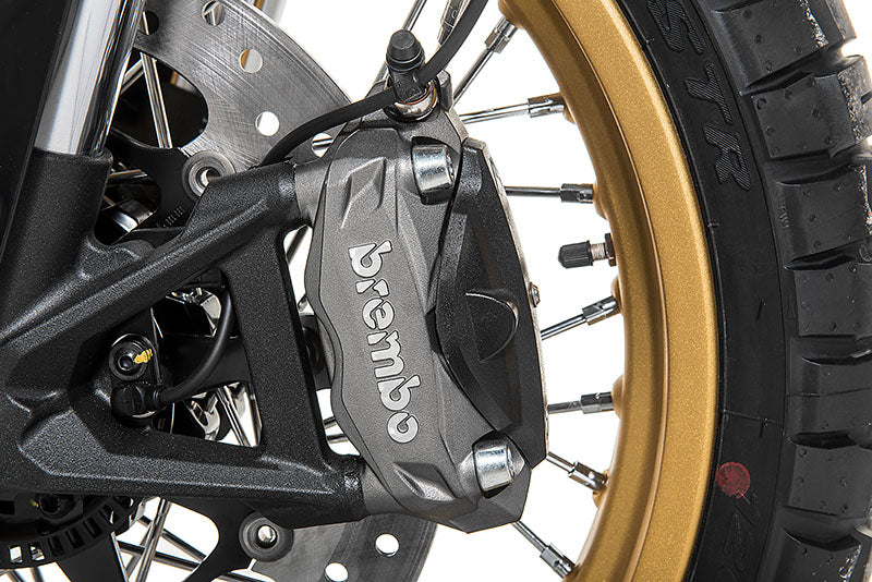 Захисна кришка гальмівного супорта передня, чорна для Ducati Scrambler з 2015 року
