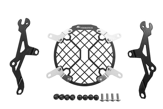 Захисна решітка для фари Touratech, алюмінієва, з швидкознімним кріпленням для Triumph Scrambler 900 (-2017) *ЛИШЕ ДЛЯ ПОЗАШЛЯХОВОГО ВИКОРИСТАННЯ*