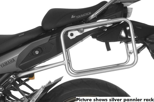 Багажник для кофрів з нержавіючої сталі, чорний, для Yamaha MT-09 Tracer (2015-2017) від Touratech.