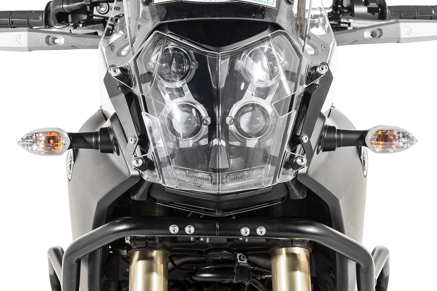 Захисне скло для фари Makrolon з швидкознімним кріпленням для Yamaha Tenere 700 *ЛИШЕ ДЛЯ ПОЗАШЛЯХОВОГО ВИКОРИСТАННЯ*