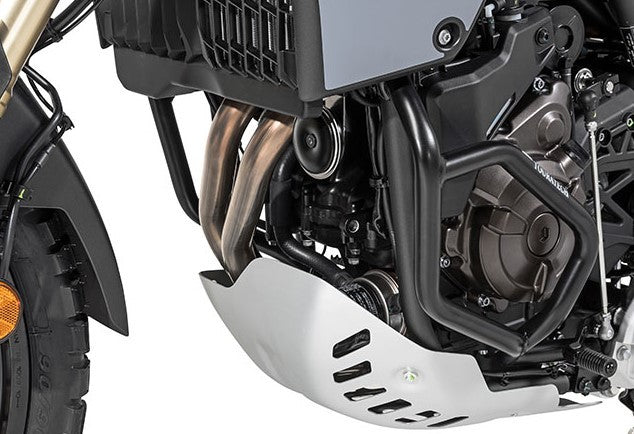 Захисні дуги двигуна з нержавіючої сталі чорного кольору для Yamaha Tenere 700 від Touratech.