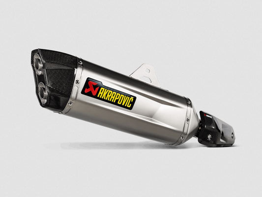 Глушник Akrapovic Slip-On, титан, чорний для Yamaha Tenere 700 / World Raid