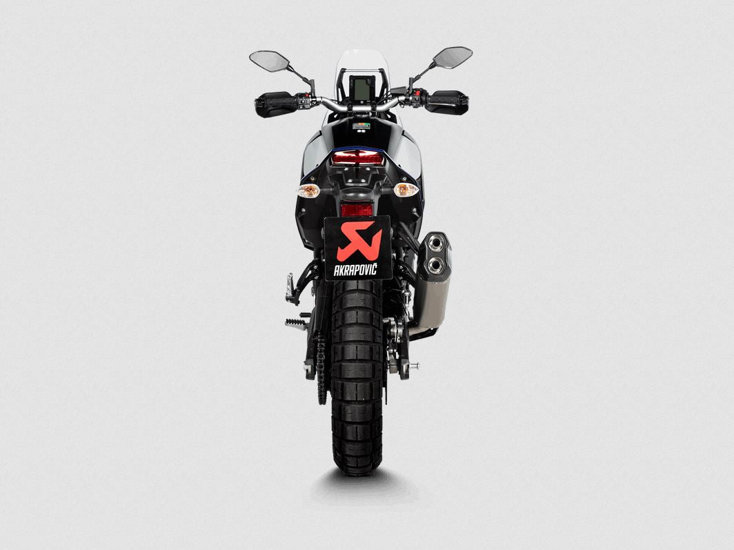 Глушник Akrapovic Slip-On, титан, чорний для Yamaha Tenere 700 / World Raid