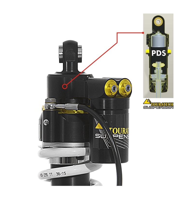 Амортизатор Touratech Suspension з пониженням (-40 мм) для Honda CRF1100L Adventure Sports (без EERA) з 2020 року, Тип Extreme.