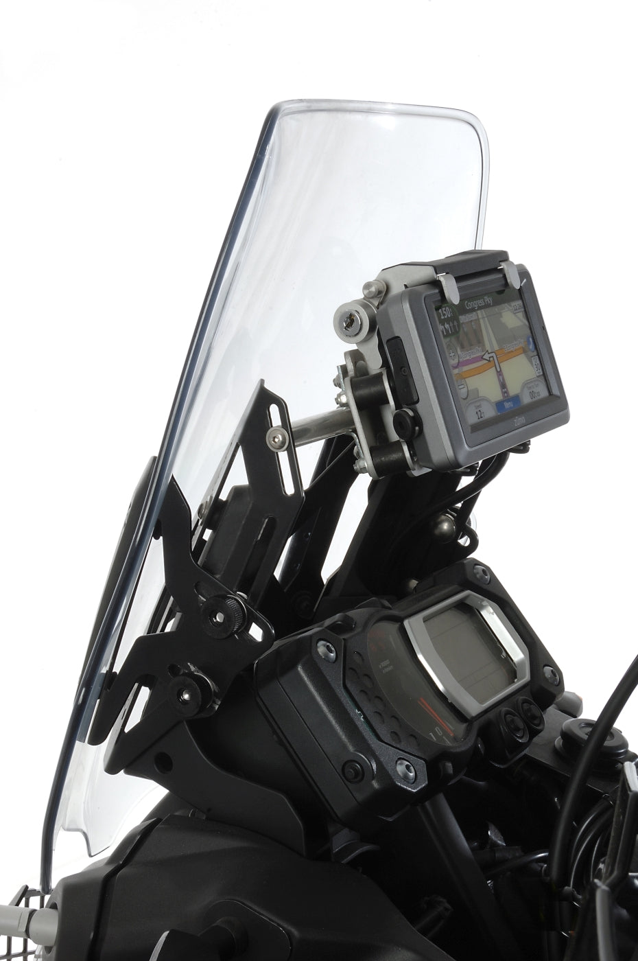 Регулятор вітрового скла з кріпленням для GPS для Yamaha XT1200Z Super Tenere до 2013 року від Touratech.