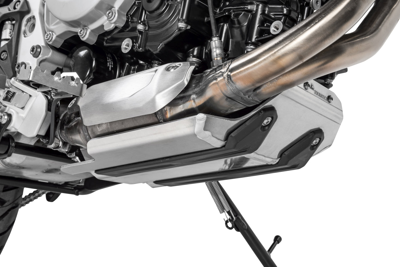 Захист двигуна / захисна пластина "Expedition" для BMW F900GS/ Adventure, F850GS/ Adventure, F800GS (2024-), F750GS (для EURO 4 та EURO 5) від преміального бренду мотокомплектуючих Touratech.