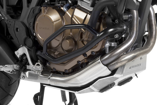 Захисні дуги двигуна Touratech, нержавіюча сталь, чорні, для Honda CRF1000L Africa Twin