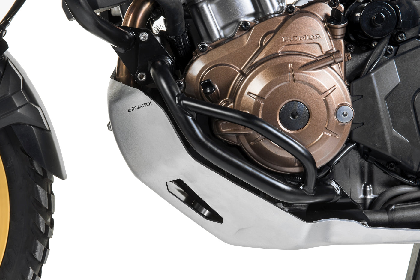 Захисні дуги для двигуна Touratech, нержавіюча сталь, чорні, для Honda CRF1000L Africa Twin з DCT.