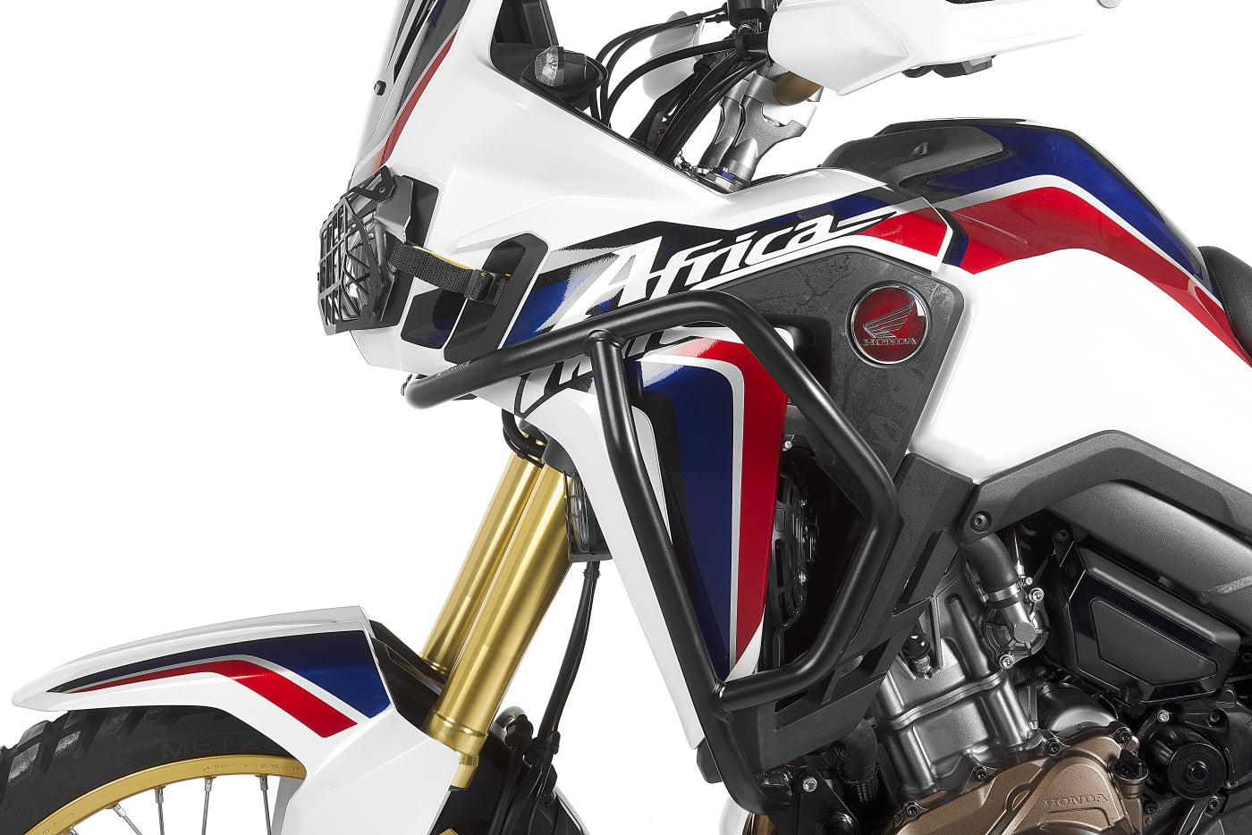 Захисні дуги з нержавіючої сталі чорного кольору для Honda CRF1000L Africa Twin від Touratech.