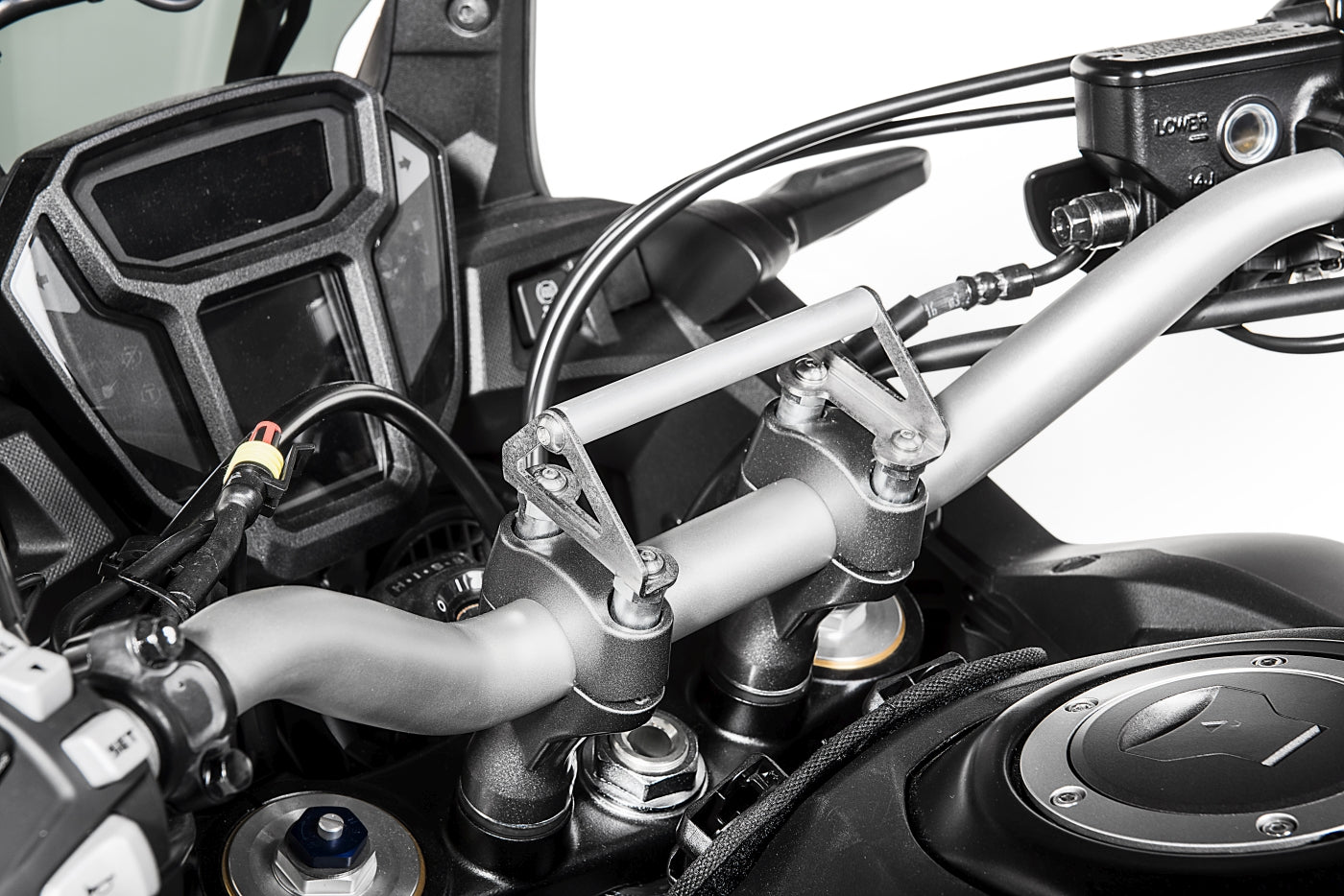 Адаптер кріплення GPS на кермо Touratech для Honda CRF1100L Africa Twin / CRF1100L Adventure Sports / CRF1000L Africa Twin / CRF1000L Adventure Sports / Адаптер кріплення для навігаційних систем.