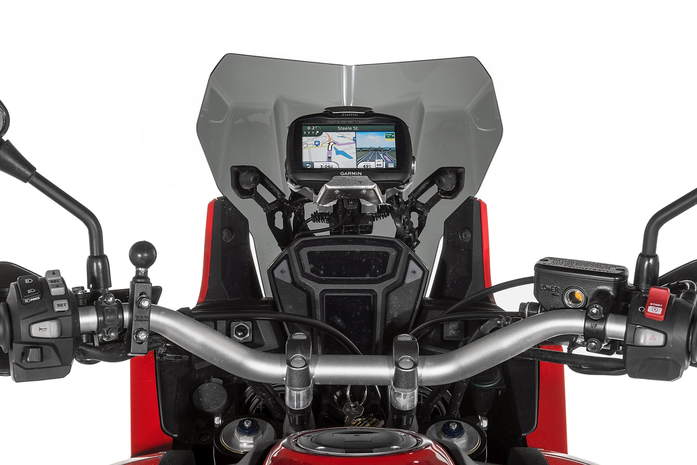 Вітрове скло Touratech, M, тоноване, для Honda CRF1000L Africa Twin/ CRF1000L Adventure Sports