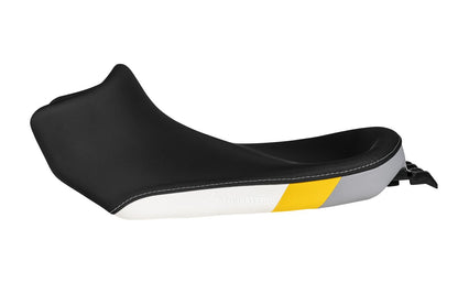 Комфортне сидіння мотоцикліста "Style yellow grey" Fresh Touch з підігрівом для BMW R1300GS