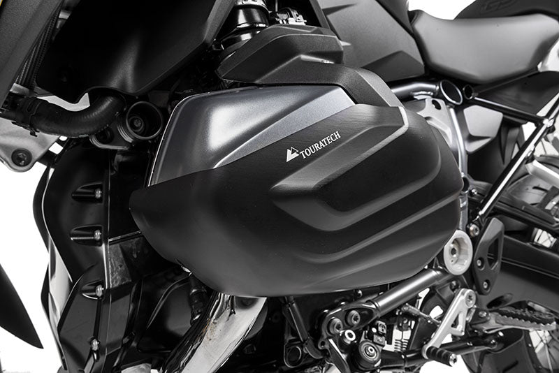 Захист циліндра Touratech з алюмінію, чорний (комплект) для BMW R1250GS / R1250R / R1250RS / R1250RT