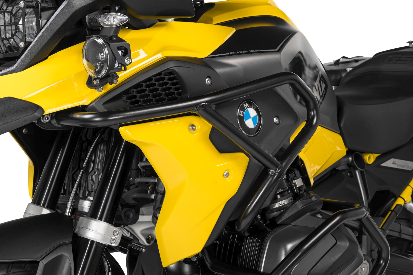 Захисні дуги з нержавіючої сталі, чорні для BMW R1250GS/ R1200GS (2017-) від Touratech.