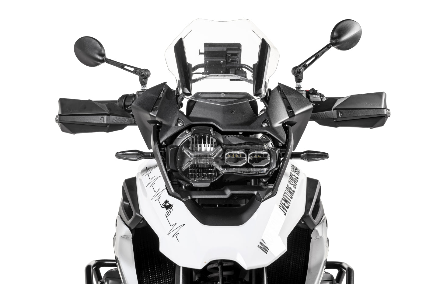 Захисні щитки DEFENSA Expedition, чорні, для BMW R1250GS/ R1250GS Adventure/ R1200GS (LC)/ R1200GS Adventure (LC)