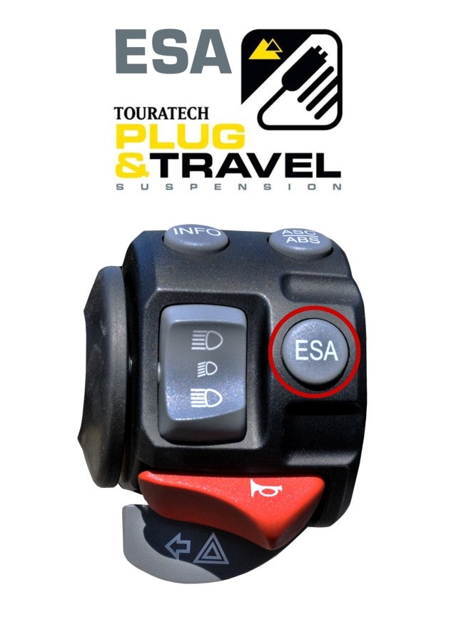 Підвіска Touratech Plug & Travel-ESA SET зі зниженням на 25 мм для BMW R1200GS Модель 2010-2012