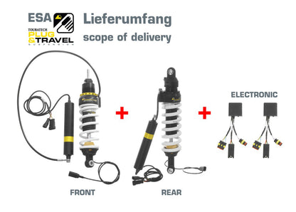 Підвіска Touratech Plug & Travel-ESA SET зі зниженням на 25 мм для BMW R1200GS Модель 2010-2012