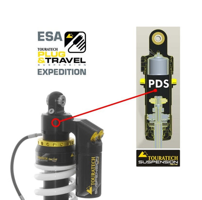 Підвіска Touratech Plug & Travel ESA Expedition SET для BMW R1200GS Модель 2010-2012