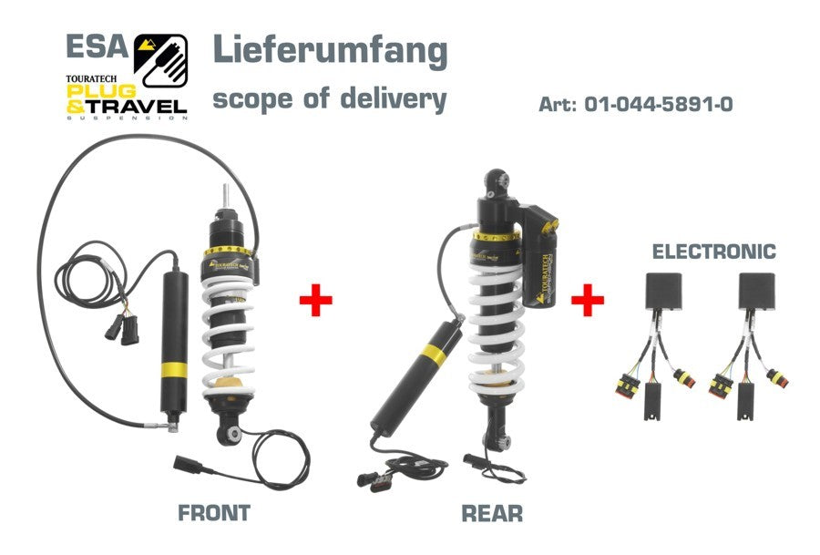 Підвіска Touratech Plug & Travel ESA Expedition SET для BMW R1200GS Модель 2010-2012