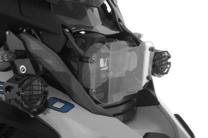 Захисне скло для фари Makrolon Typ 2 з швидкознімним кріпленням для BMW R1250GS/ R1250GS Adventure/ R1200GS з 2013 року/ R1200GS Adventure з 2014 року з LED-фарами *ЛИШЕ ДЛЯ ПОЗАШЛЯХОВОГО ВИКОРИСТАННЯ*