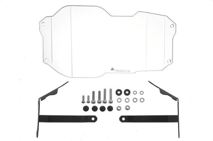 Захисне скло для фари Makrolon Typ 2 з швидкознімним кріпленням для BMW R1250GS/ R1250GS Adventure/ R1200GS з 2013 року/ R1200GS Adventure з 2014 року з LED-фарами *ЛИШЕ ДЛЯ ПОЗАШЛЯХОВОГО ВИКОРИСТАННЯ*