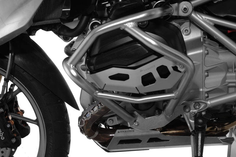 Захист циліндра Touratech, натуральний алюміній для BMW R1200GS з 2013 року / BMW R1200RT з 2014 року / BMW R1200R з 2015 року / BMW R1200RS.