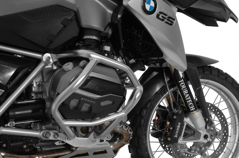 Захисний кожух циліндра Touratech, чорний алюміній для BMW R1200GS з 2013 року/ BMW R1200RT з 2014 року/ BMW R1200R з 2015 року/ BMW R1200RS.