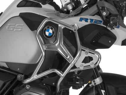 Захист для оригінального BMW R1200GS Adventure з 2014 року, сріблястий анодований, від Touratech.