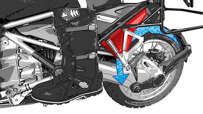Бризковики для пасажирських підніжок Touratech (комплект) для BMW R1250GS/ R1250GS Adventure/ R1200GS (LC) / R1200GS Adventure (LC)