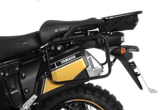 Чорний багажник з нержавіючої сталі для кофрів, для Yamaha XT1200Z / ZE Super Tenere від Touratech.