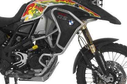 Розширення захисних дуг з нержавіючої сталі для BMW F800GS Adventure від Touratech.